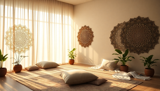 Elevate Your Space: Infusing Spiritual Serenity with Mandala Designs